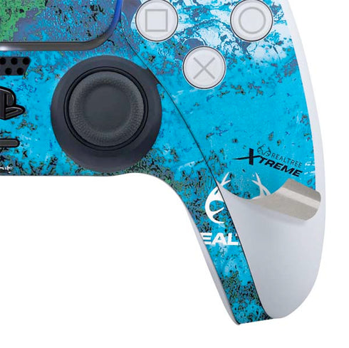 RealTree Xtreme Blue Camo PS5 Controller Skin
